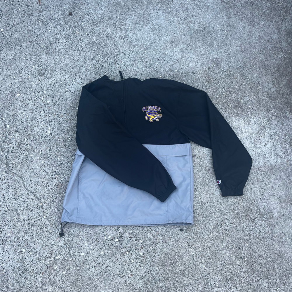 Champion Black and Gray wind breaker